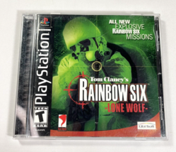 Tom Clancy&#39;s Rainbow Six Lone Wolf PlayStation 1 2002 PS1 Complete with Manual - £6.32 GBP