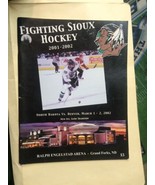 UND Fighting Sioux Hockey History Program Book 64 Pages Denver March 1-2... - $29.99