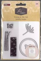 Hobbycraft. Butterfly Garden Stamp &amp; Die Set - $6.00