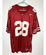 Ohio State Buckeyes Nike Team Football Jersey Large #28 Red  - £37.35 GBP