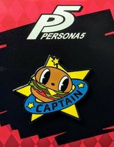 Persona 5 Royal Big Bang Burger Challenge Captain Badge Enamel Pin Figure PS4 - £19.94 GBP