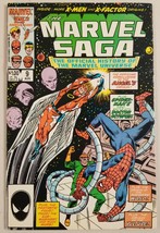 The Marvel Saga #9 Copper Age 1986 Marvel Comic X-Men &amp; X-Factor Origins - $9.88