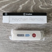 SimpliSafe Original Generation White NON-USB Keychain Remote Fob - BRAND NEW - £12.48 GBP