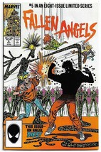 Fallen Angels #5 (1987) *Marvel Comics / Limited Series / Sunspot / Moon... - $8.00
