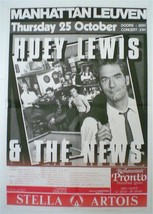 Huey Lewis &amp; The NEWS- Original Concert Poster - Affiche - Belgium -1983 - £104.70 GBP