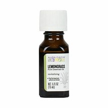 NEW Aura Cacia Essential Oil Inspiring Lemongrass Pure Essential Oil 0.5 floz - £7.01 GBP