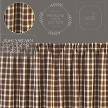 New Country Brown gathered Window Swag image 3
