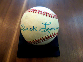 Buck Leonard Homestead Grays Signed Auto Feeney Gu&#39;ed Baseball Mickey&#39;s Place - £89.39 GBP