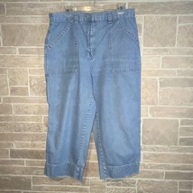 Bill Blass Women’s Vintage Y2K Carpenter Wide leg Jeans size 14 - £15.59 GBP