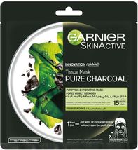 Garnier Pore Tightening Pure Charcoal Hydrating Face Tissue Mask - £20.75 GBP