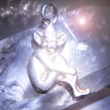 FREE W $70 Haunted PENDANT TOUCH TO STOP MISFORTUNE AND LOSS MAGICK 925 WITCH   image 2