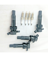 4x For Hyundai Accent Kia Rio Soul Dodge Attitude Ignition Coils w 4 Spa... - $652.30 MXN