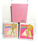 Vintage Mattel Lot 3 1980 Barbie Fashion Doll Case&#39;s with  Dolls Clothing  - £29.40 GBP