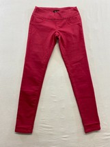 Suko Jeans Womens Size 2 Pink Cotton Blend Stretch Skinny Leg Pull on Pants - £10.82 GBP