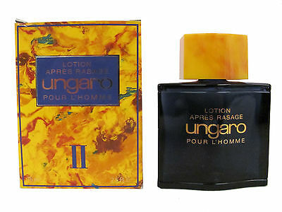 UNGARO POUR L'HOMME II Men 2.5 oz/ 75 ml After Shave Lotion Splash DISCONTINUED - $59.95