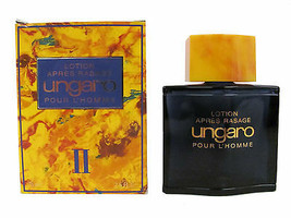 UNGARO POUR L&#39;HOMME II Men 2.5 oz/ 75 ml After Shave Lotion Splash DISCO... - £47.50 GBP