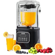 VEVOR Professional Blender with Shield, Commercial Countertop Blenders, 68 oz  B - $3,068.35 MXN
