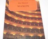 Schirmer Opera Score MANON Massenet - £15.00 GBP