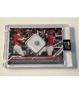 Game-used Base Relic 35/99 Kyle Schwarber/Bryce Harper - 2023 Topps Now*... - £256.27 GBP