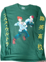 Hot Topic Anime My Hero Academia Long Sleeve T Shirt Forest Green Unisex Large - £8.46 GBP