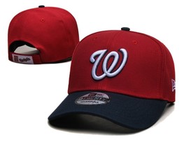 MLB-Washington Nationals New Era Baseball Cap 9Twenty Red/ darkblue on o... - $458.46 MXN