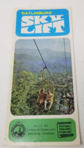 Gatlinburg Sky Lift Brochure 1960 Photos Map Tennessee Southern Highlands - £15.01 GBP
