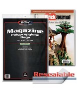 2 packs of 100 (200) BCW 8 ¾&quot; x 11 ⅛&quot; + 1 ½&quot; Flap Resealable Magazine Bags - €20,27 EUR