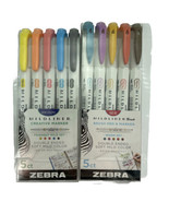 Zebra Mildliner Double Ended Highlighter Marker Set/Brush Pen Marker Set... - $13.20 CAD