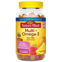 Nature Made Women&#39;s Multivitamin + Omega-3 Gummies Lemon, Orange &amp; Straw... - $43.99