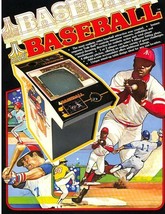 Baseball Arcade FLYER Original 1979 Unused Sports Theme Vintage Retro Promo Art  - $26.10