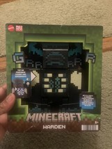 Minecraft Warden Action Figure Battle Lights &amp; Sounds - Damaged Box - £17.24 GBP