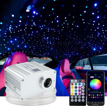 10W Bluetooth APP Control Twinkle Fiber Optic Lights 200Pcs 0.03In 6.5Ft F - £139.92 GBP