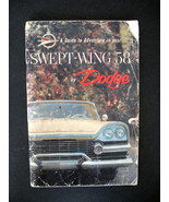 1958 Dodge Swept Wing 58 Owner&#39;s Handbook Reference Guide User Manual Book  - £12.52 GBP