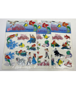 Lot of 3 Packs The Little Mermaid Puffy Stick-ons - The Walt Disney Company - £11.78 GBP