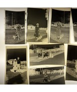 vintage photo negative lot 1920s People Posing front Of Humble Oil Gas S... - $520.57 MXN