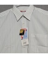 MONTAGUT Monsieur Men’s Dress Shirt Size 16-32 Button Down Long Sleeve - £77.67 GBP
