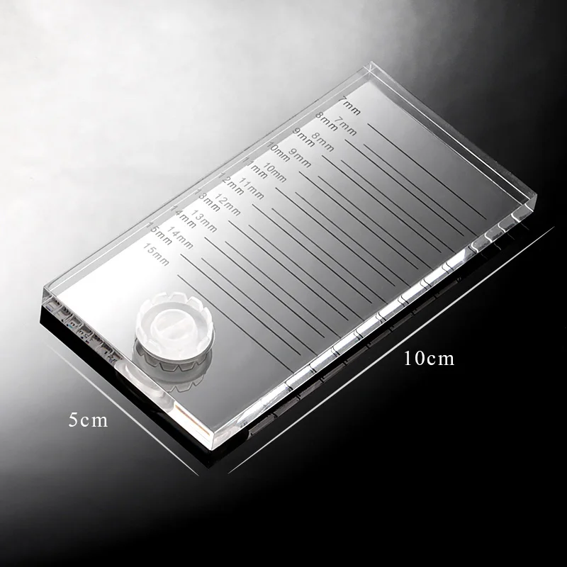 New 2 in 1 Acrylic False Eyelashes palette Stand Pad Pallet Lashes Holde... - $29.43