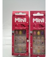 (2) SUNDRESS Impress Mini Press On Manicure kids mom approved Petite Nai... - $8.20 CAD