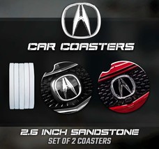 Acura Car Coasters, Acura Accessories, Acura Car Coaster - $10.00