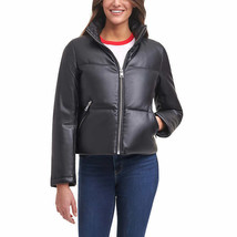Levi&#39;s Ladies&#39; Faux Leather Puffer Jacket - $58.99