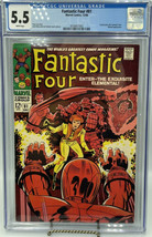 Fantastic Four #81 (Crystal Joins Team) Cgc 5.5 Fine Marvel Comics 1968 - $46.74