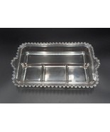 Imperial Glass Candlewick Relish Dip Divided 4 Section Server Dish Tray - $21.99