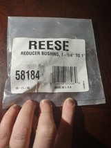 Reese Hitch Ball Reducer Bushing 1 1/4&quot; Hole To 1&quot; Shank 58184 - £8.43 GBP
