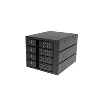 Startech HSB4SATSASBA HARD DRIVE BAY MOBILE RACK 3.5 SATA SAS HDD TRAYLE... - $208.05