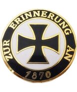 Broche émaillée croix noire - insigne commémoratif WWI - $24.99 CAD