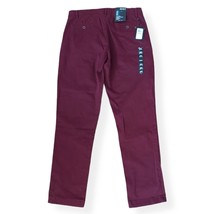 DKNY Mens Bedford Straight Leg Mid-Rise Sateen Stretch Chino Pants Oxblood - £18.98 GBP