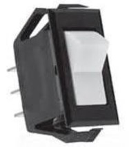 ss1222-bg rocker switch ss1222bg spdt, on-(on) 10a 125vac .250&quot; q.c. white  - $9.70