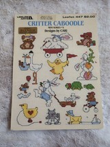 Crafts Critter Caboodle Mini Series #5 in Cross Stitch Leisure Arts 447 Vtg 1986 - $7.59