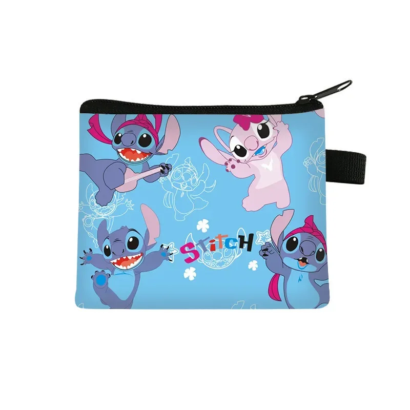 Disney Stitch Wallet Kawaii Lilo Stitch Coin Purse Cartoon Children Port... - $1.60