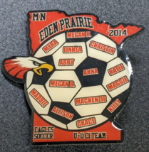 Eden Prairie Eagles Soccer - U11 C1 Team - Minnesota - Backpack Hat Lape... - £10.90 GBP
